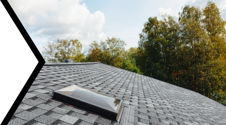 shingle roof replacement result
